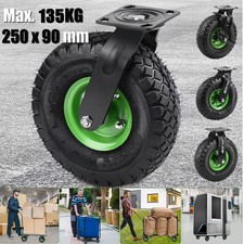 2X 4X Ersatz Rad Luftreifen Ø250mm Bollerwagen Schubkarren Sackkarren Rad Reifen