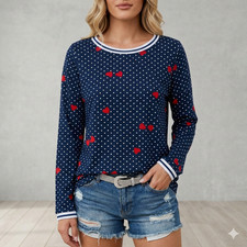 Damen T-shirt Langarmshirt
