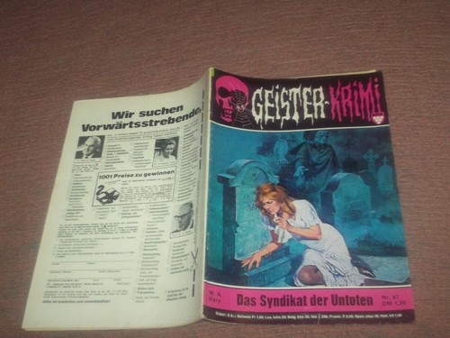 Geister krimi gruselroman heft - gruselroman,