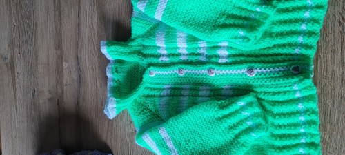 Grüne baby jäckchen - grüne,