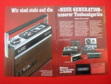 1969 Werbung in Zeitschrift Musik Anlage GRUNDIG Gerätesortiment Motiv 2 Doppels