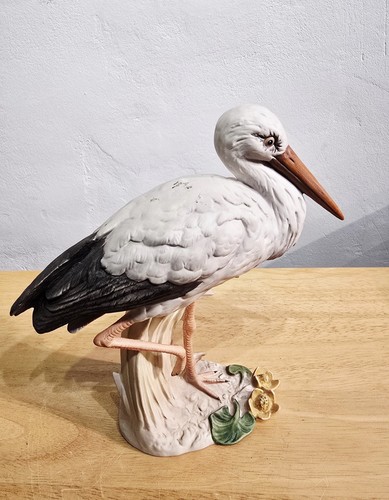 Goebel porzellan figur storch - porzellan,