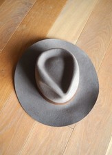 Original Gigi Pip Cowboy Hut Miller Fedora, Brown