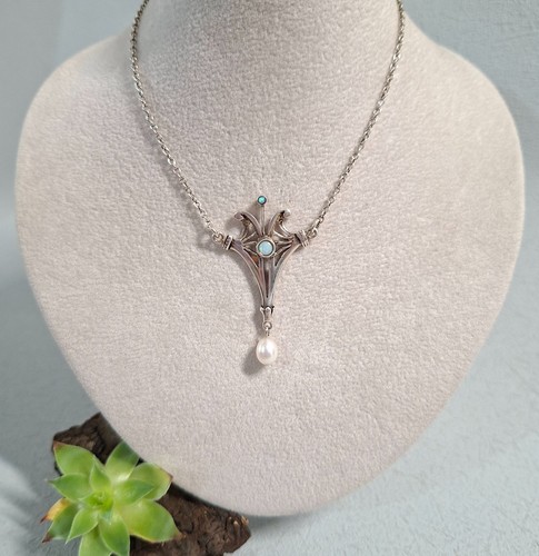 Opal schmuck collier - collier, perle