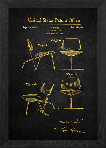 Eames chair patent pri - chair,