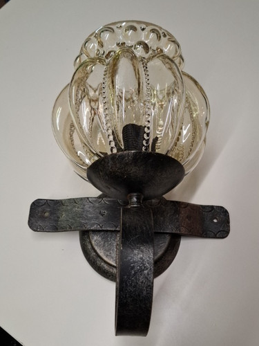 Wandlampe schmiedeeisen für - schmiedeeisen,