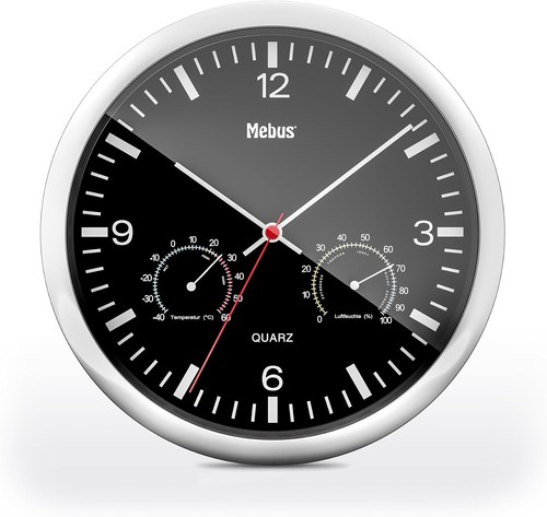 Mebus quarz wanduhr - mebus, mit