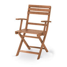 Balkonstuhl Holz mit Armlehne