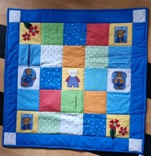 NEU Patchwork Babydecke mit