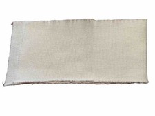 Bündchenstoff für Ärmelbündchen, Strickbündchen, Pulloverbündchen, Wollweiß