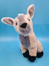 Ziege Geißbock Plüsch Vintage Stofftier Wald Tier Steinbock Kuscheltier 27 cm