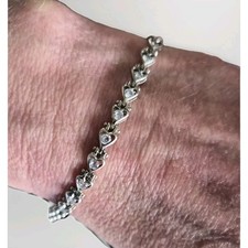 Solides Weissgold ARMBAND