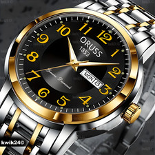 Edelstahl Armbanduhr Herren