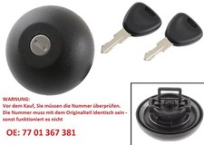 TANKDECKEL SCHLOSS TANKVERSCHLUSS FÜR RENAULT MASTER TWINGO MEGANE SCENIC 