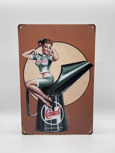 Blechschild castrol 20x30cm - blechschild,
