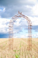 Nostalgischer Rosenbogen aus