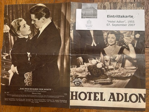 Reprint kinoprogramm hotel - reprint,