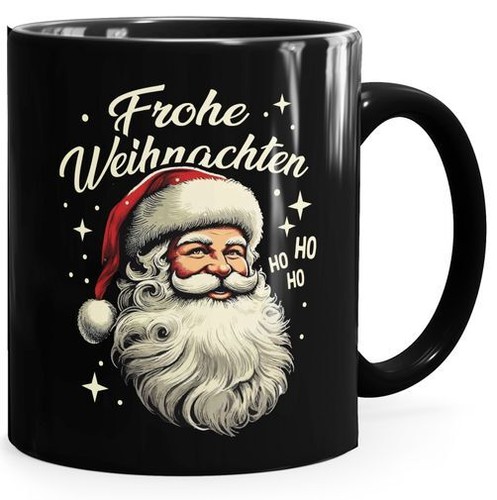 Tasse frohe weihnachten santa - tasse,
