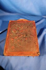 antiker Spiegel mit Ledererumschlag wohl Reisespiegel 19 JH Frankreich? (A 553