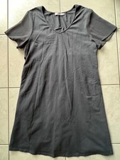Myrine Antwerp Kleid, blauer Stoffmix Jersey/Chiffon, Gr. L
