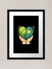 Green Tech Heart Natur and AI