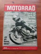 Motorrad 26/1969 Puch M125 - Kreidler Florett TM