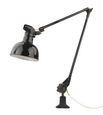 Rademacher Emaille Leuchte 30er 40er Jahre Fabrik Werkstatt Schreib Tisch Lampe