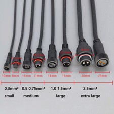 2 Pin IP67 Wasserdicht Strom