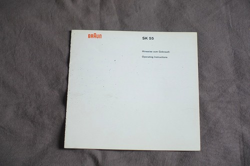Braun phonosuper 55 - sk,