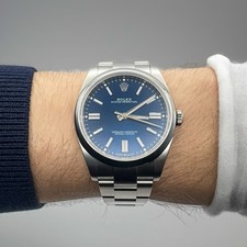 Rolex Oyster Perpetual 41mm Ref: 124300 Blau