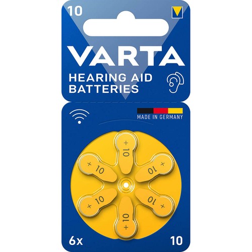 Varta knopfzellen zink - knopfzellen, 10