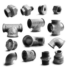 Temperguss verzinkt Bogen