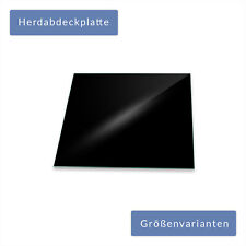 Herdabdeckplatte Abdeckung Ceranfeld Abdeckplatte Schwarz Schneidebrett Glas