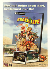 Beach Life: Virtual Resort Vintage Mini Poster Promo Ad Art PC Windows Ad Eidos