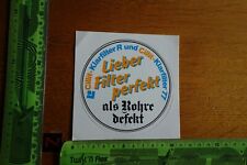 Alter Aufkleber Automobil Werkstatt CILLIT Klarfilter R und 77