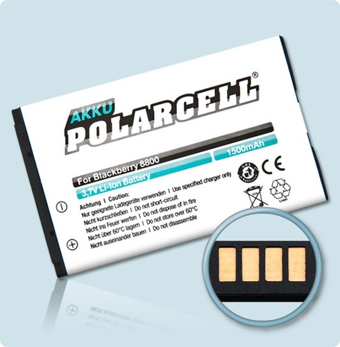 Polarcell akku für - für, blackberry