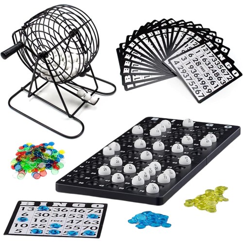 Bingo spiel metalltrommel - bingo,