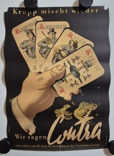 Plakat "Krupp mischt wieder"