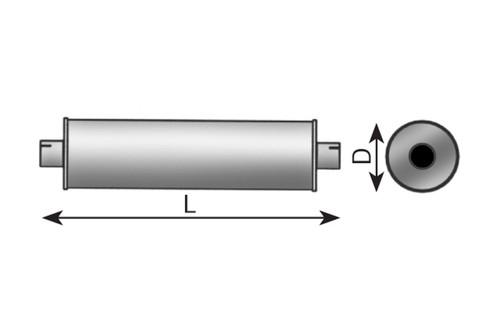 Dinex mittelschalldämpfer - dinex,