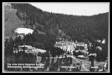Ansichtskarte Semmering / Schwimmbad / Hotel Panhans - N. Ö. Österreich