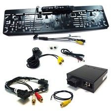 SET: EU-Kennzeichen Kamera + Adapter für Skoda Octavia Superb Nexus / Seat Leon