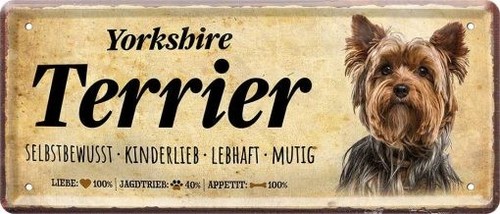 Blechschild cm hunde - cm,