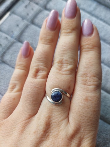 Saphir ring 925 silber - saphir,