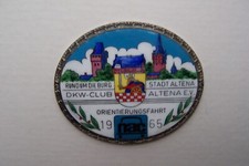 alte  Auto Plakette  DKW Club Altena  /  Sauerland   Orientierungsfahrt 1965