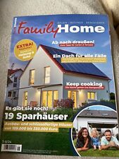Zeitschrift family home 7-8/24 Heizung solar Garten Terrasse Sparhäuser