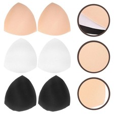 BH Einlagen Cups Pads Sport Schalen Bikini Damen Weiß/Schwarz/Beige