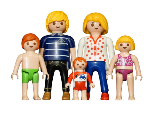 Playmobil familie vogel - playmobil,