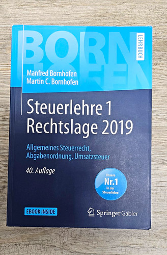 Steuerlehre rechtslage 2019 - steuerlehre,