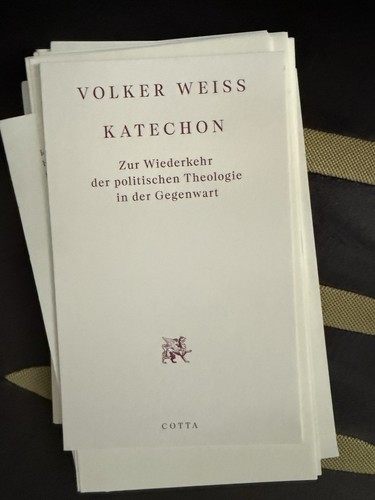 Katechon volker weiß - katechon, |