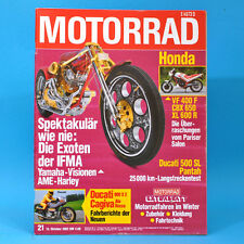 DAS MOTORRAD 21/1982 Ducati 500 900 AME-Harley Cagiva Ala Rossa Honda CBX 600